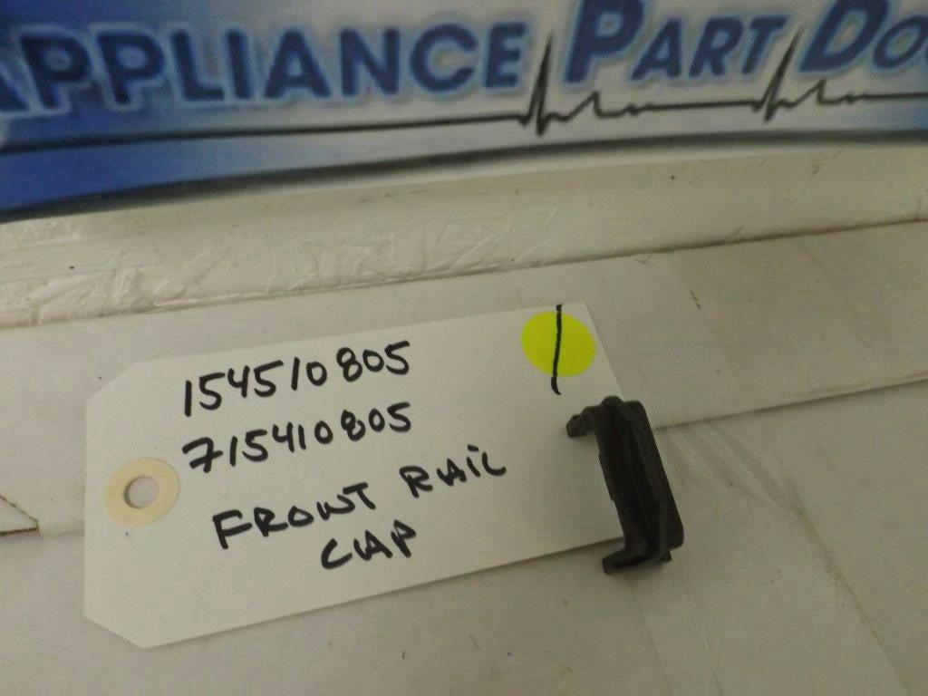 ELECTROLUX DISHWASHER 154510805 7154510805 FRONT RAIL CAP USED ELECTROLUX DISHWASHER 154510805 7154510805 FRONT RAIL CAP USED